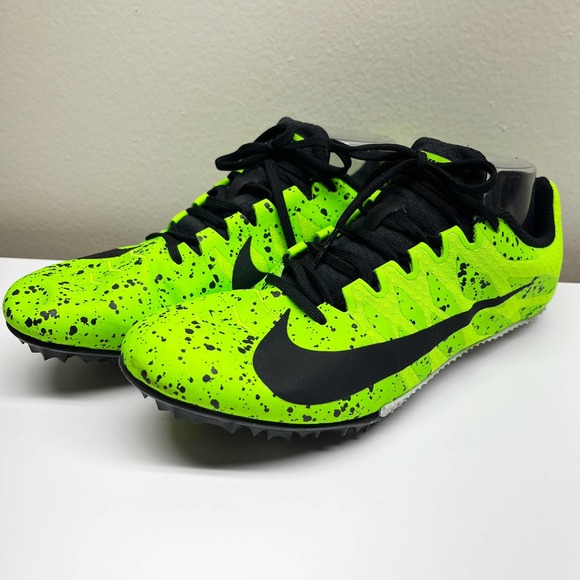 Nike Other - NEW Nike Zoom Rival S 9 Electric Green Track Spikes Unisex Shoes
